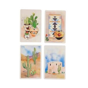 Vintage Sun Capers Southwestern Playing Cards - 4 Decks with Different Designs